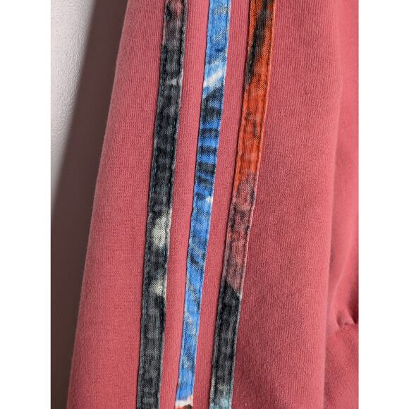 Adidas Men's Hooded Sweatshirt Medium Pink - Picture 4 of 5